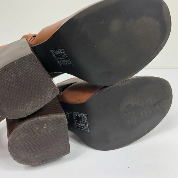 Forever21 | Congac Stacked Mule Slide Heel - Picture 5 of 8